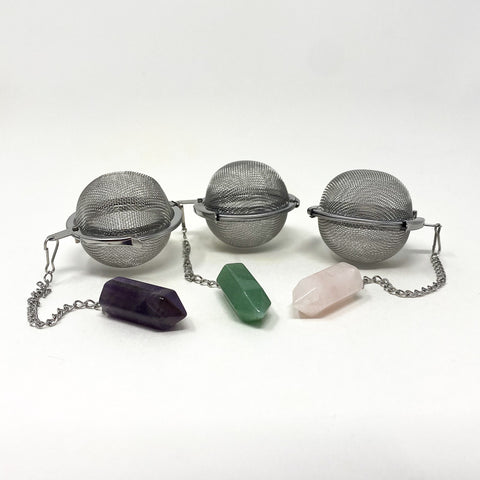 Crystal Tea Strainer Aventurine